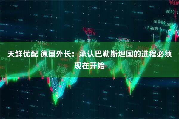 天鲜优配 德国外长：承认巴勒斯坦国的进程必须现在开始